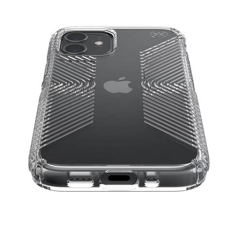 speck presidio perfect clear iphone  mini case  grips clear auditech