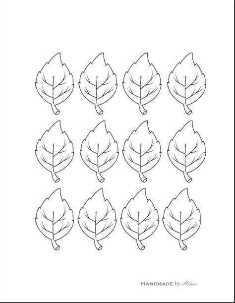 handmade  hilani thankful leaves printable