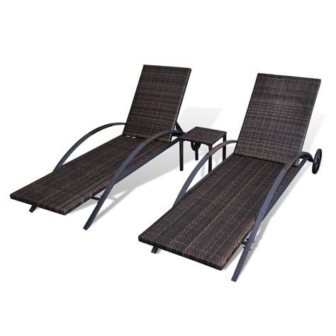 der sonnenliege rattan kissen gartenliege rattanmöbel online shop vidaxl de