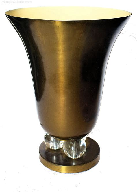 antiques atlas art deco table lamp french bronze uplighter