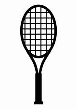 Tennis Racket Coloring Raquete Para Tênis Printable Colorir Edupics Pages Salvo Educolorir sketch template