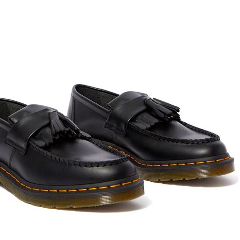 dr martens adrian womens retro leather tassel loafers
