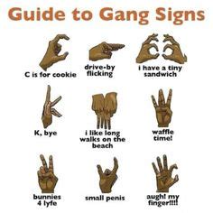 gang signs google search gang awareness pinterest