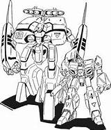 Robotech Anime Sci Fi Coloring Transportation Macross Stuff Pages Robot sketch template
