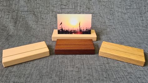 handmade solid wood photo standframe etsy