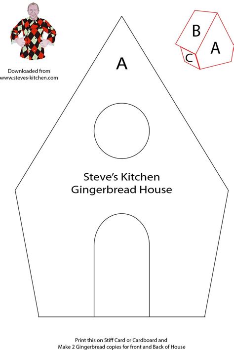 baesta gingerbread house template ideerna pa pinterest