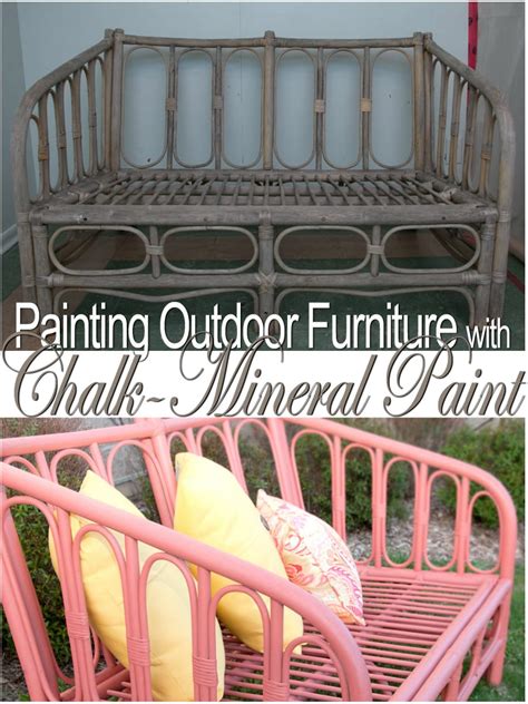 painting outdoor furniture  chalkmineral paintmy