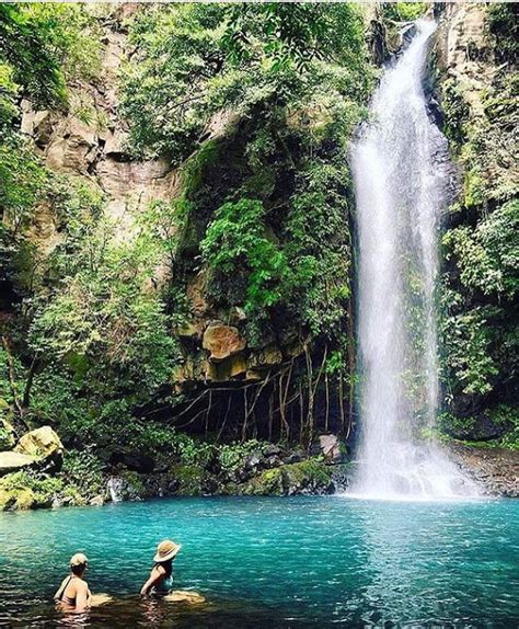 A Natural Paradise Indeed A Gorgeous Waterfall In Rincon De La Vieja