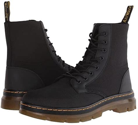 dr martens combs fold  boot black extra tough nylonrubbery lace  boots shopstyle