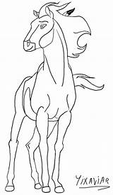 Coloring Stallion Designlooter Pages Cimarron Spirit Draw Kids Online sketch template