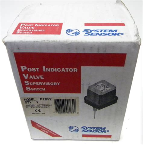 system sensor pibv supervisory switch fire alarm sprinkler valve monitor ebay