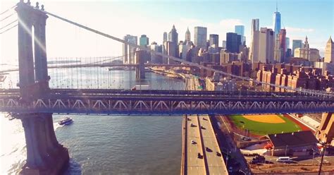 aerial drone captures  impressiveness   york city fascinately