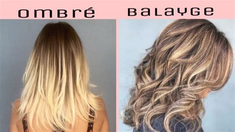 the difference between balayage and ombre basin street hair salon