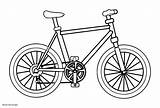 Coloring Bike Pages Bicycle Printable Bmx Kids Drawing Mountain Sheet Color Colouring Clipart Bikes Biycle Sheets Boys Print Getcolorings Ride sketch template