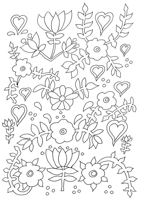 complex flower coloring pages home sketch coloring page