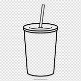 Straw Cup Clipart Drawing Vaso Coloring Juice Drinks Drink Para Book Clip Fizzy Colorear Line Clipground Drinking Transparent Accessory Bathroom sketch template