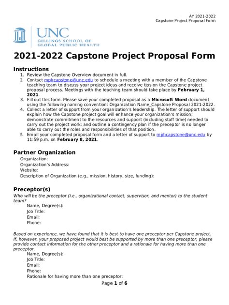 sample capstone project proposalhuman centered designguiudlines