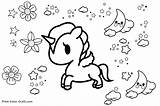 Coloring Unicorn Pages Kawaii Girls Adults Kids Hard sketch template