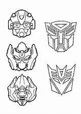 Transformers Coloring Kids Fun Votes sketch template