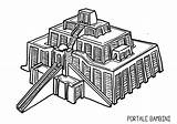 Ziggurat Portale Sumeri Portalebambini Quaderno Della Mesopotamia Mastaba sketch template