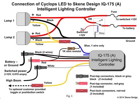 led headlight relay wiring diagram  troy scheme