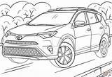 Toyota Coloring Rav4 Pages Printable Drawing Cars Hilux Supercoloring Sketch Paper Template Categories sketch template