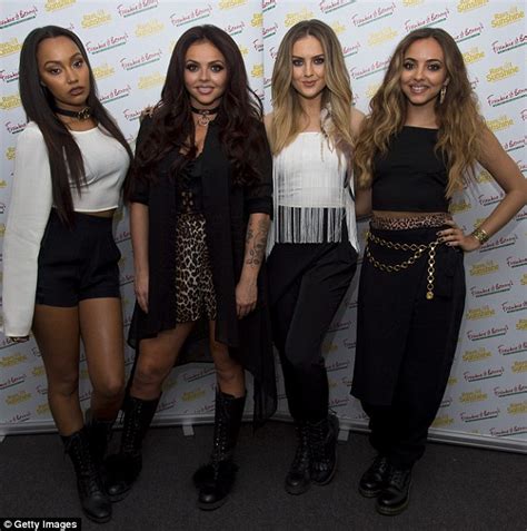 Perrie Edwards Dons Sexy Leotard As Little Mix Perform