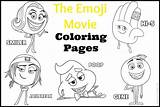 Movie Emoji Coloring Pages Sheets Family Emojis Printable Favorite Cute Peek Sneak Plan Night Fun Help sketch template