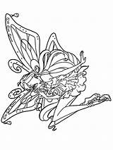 Winx Bloom Coloring Pages Club Girls Color Recommended sketch template
