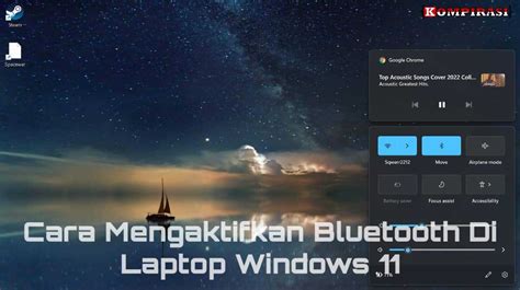 mengaktifkan bluetooth  laptop windows