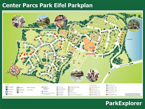 karte und lageplan von center parcs park eifel parkexplorer