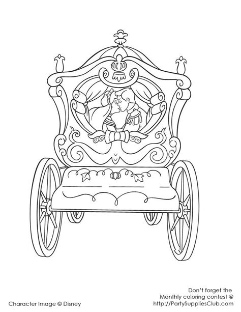 cinderella carriage cinderella coloring pages wedding coloring pages