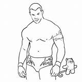 Pages Coloring Randy Orton Maddie Getcolorings Name Color Template Liv sketch template