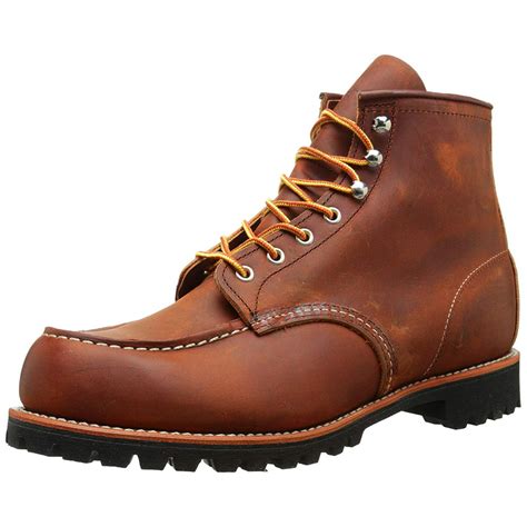 red wing red wing  mens heritage roughneck lace  copper rough