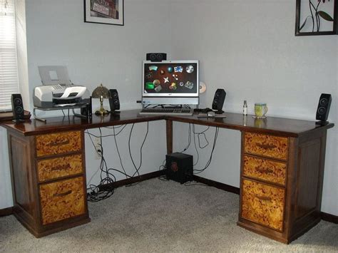 easy  cheap diy corner desk designs  rustic