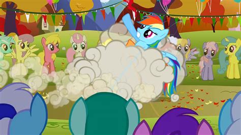 image applejack and rainbow dash fighting s1e13 png my