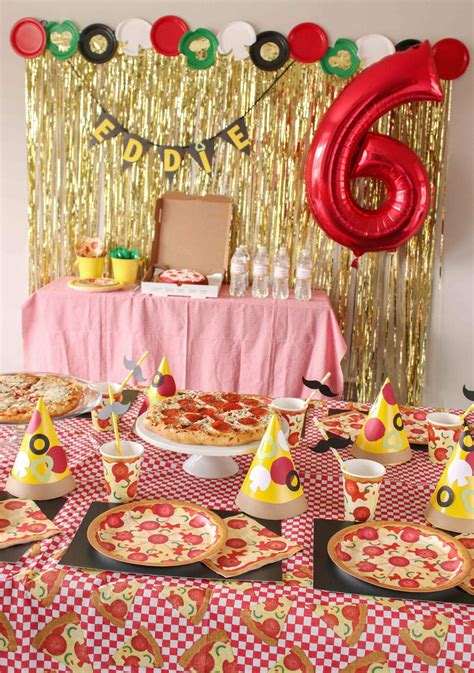 pizza birthday party ideas photo    catch  party