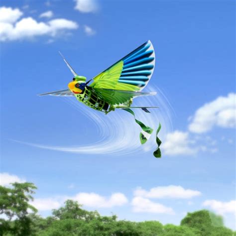 rc realistic flying parrot  remote controlled parrot equipped  artificial