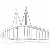 Bridges Skyway sketch template
