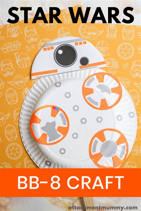 star wars bb  paper plate craft   printable templates paper
