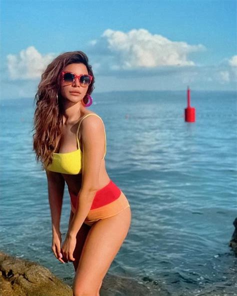 maaya actress shama sikander turns up the heat with her sultry bikini