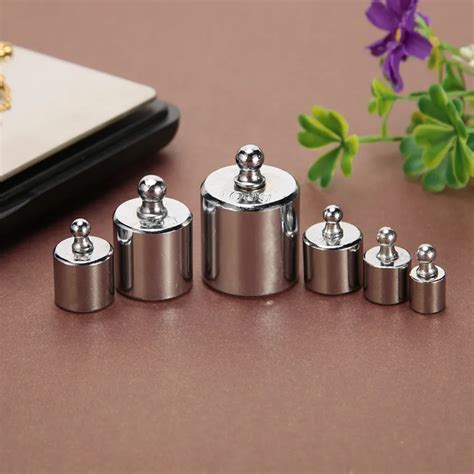 pcs precision calibration scale weights accurate weights set      grams jewelry