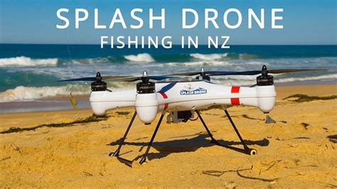 splash drone fishing bait casting  nz youtube