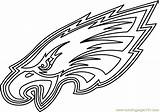 Eagles Coloring Philadelphia Logo Pages Nfl Color Printable Print Kids Sports Getcolorings sketch template