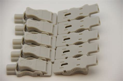pack of 10 ecg eletrodes adapter clip for both snap and tab electrodes