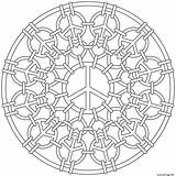 Coloring Mandalas Geometric Donteatthepaste Paix Gratuit sketch template