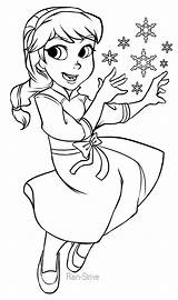 Elsa Frozen Coloring Pages Baby Clipart Drawing Strive Rain Deviantart Colouring Color Kid Print Printable Vector Sketch Larger Credit Tags sketch template