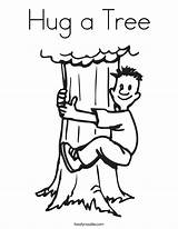 Tree Coloring Hug Noodle Twisty Hugging Built California Usa sketch template