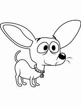 Chihuahua Smallest Gaddynippercrayons sketch template