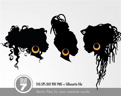 clip art and image files embellishments dreadlocks svg natural hair svg